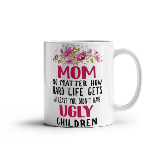 White Ceramic Mug - To My Mom